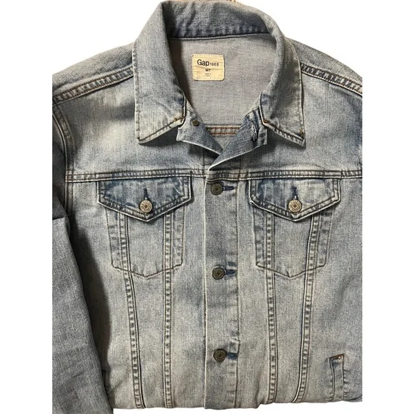 GAP Icon Denim Jacket with Washwell Size M
